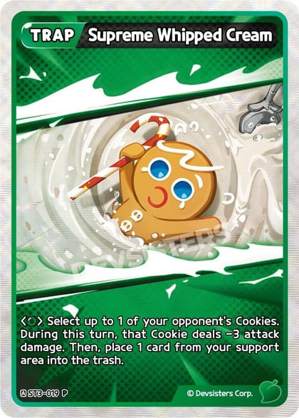 Supreme Whipped Cream, Promotion Cards ST3-019