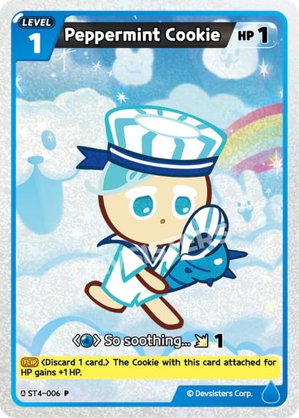 Peppermint Cookie, Promotion Cards ST4-006