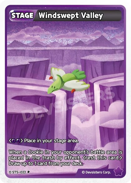 Windswept Valley, Promotion Cards ST5-022