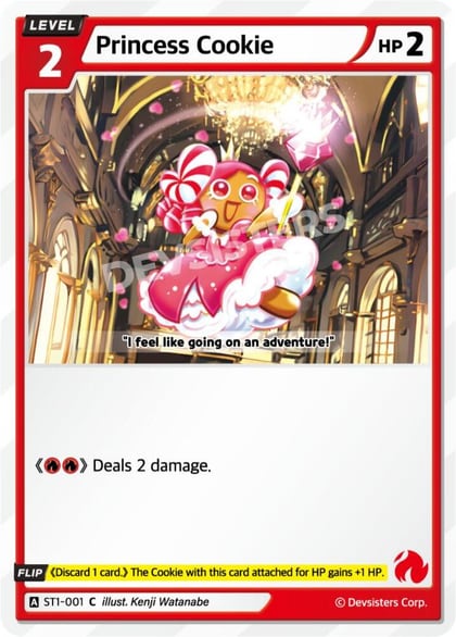 Princess Cookie, Starter Deck Assortment 1 ST1-001