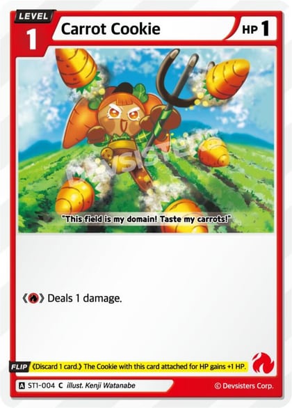 Carrot Cookie, Starter Deck Assortment 1 ST1-004