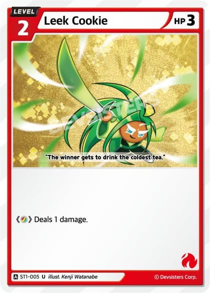 Leek Cookie, Starter Deck Assortment 1 ST1-005