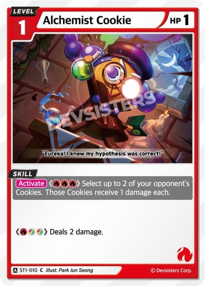 Alchemist Cookie, Starter Deck Assortment 1 ST1-010