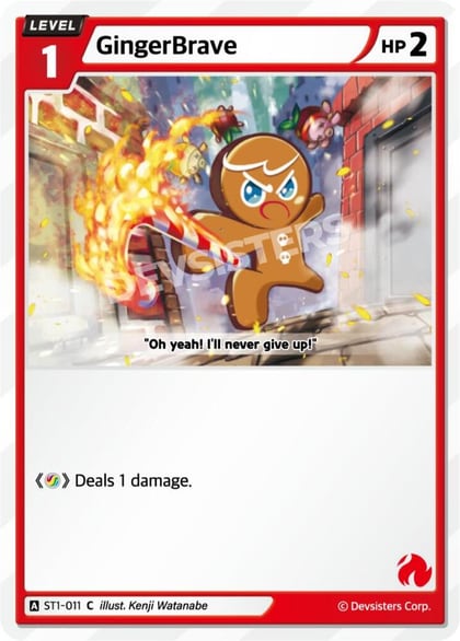 GingerBrave (011) (Ver. 1), Starter Deck Assortment 1 ST1-011