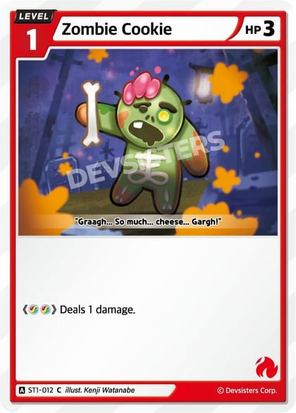 Zombie Cookie, Starter Deck Assortment 1 ST1-012