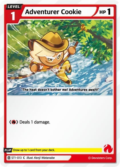 Adventurer Cookie, Starter Deck Assortment 1 ST1-013