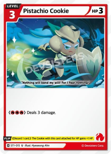 Pistachio Cookie, Starter Deck Assortment 1 ST1-015