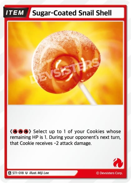 Sugar-Coated Snail Shell, Starter Deck Assortment 1 ST1-018