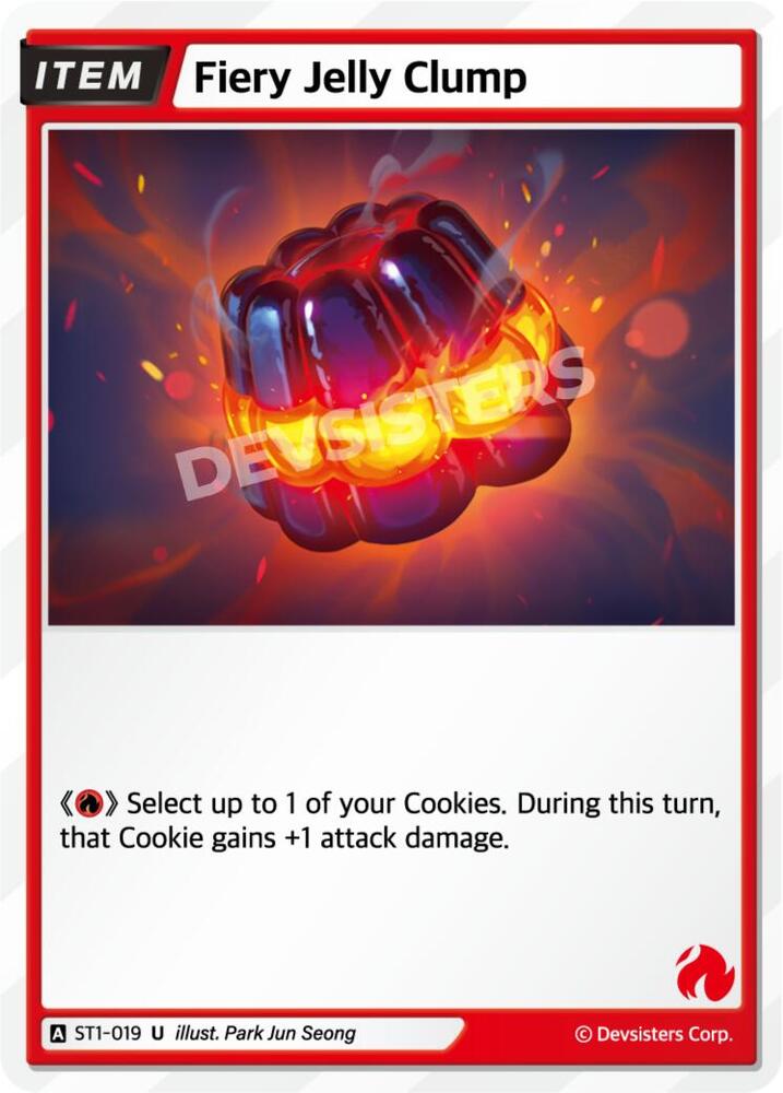 Fiery Jelly Clump, Starter Deck Assortment 1 ST1-019