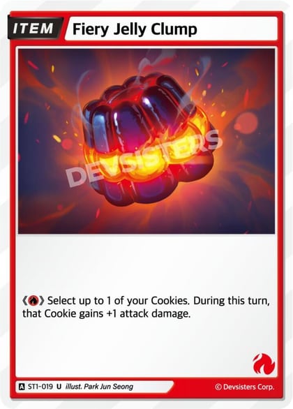Fiery Jelly Clump, Starter Deck Assortment 1 ST1-019