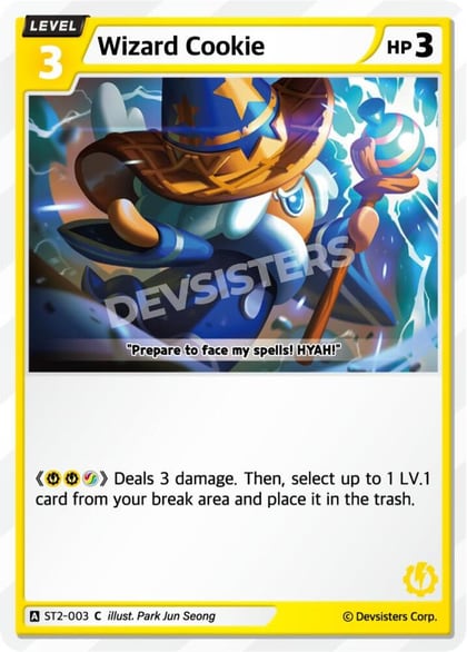 Wizard Cookie, Starter Deck Assortment 1 ST2-003