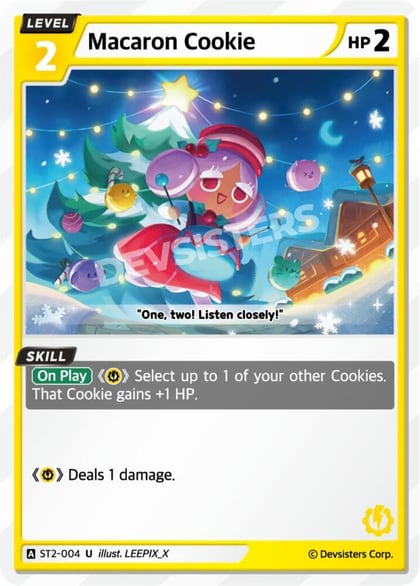 Macaron Cookie, Starter Deck Assortment 1 ST2-004