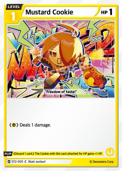 Mustard Cookie, Starter Deck Assortment 1 ST2-005