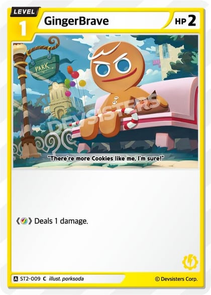 GingerBrave (009) (Ver. 1), Starter Deck Assortment 1 ST2-009