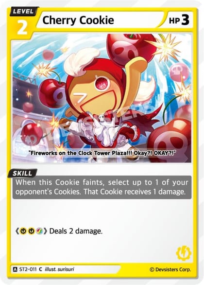Cherry Cookie, Starter Deck Assortment 1 ST2-011