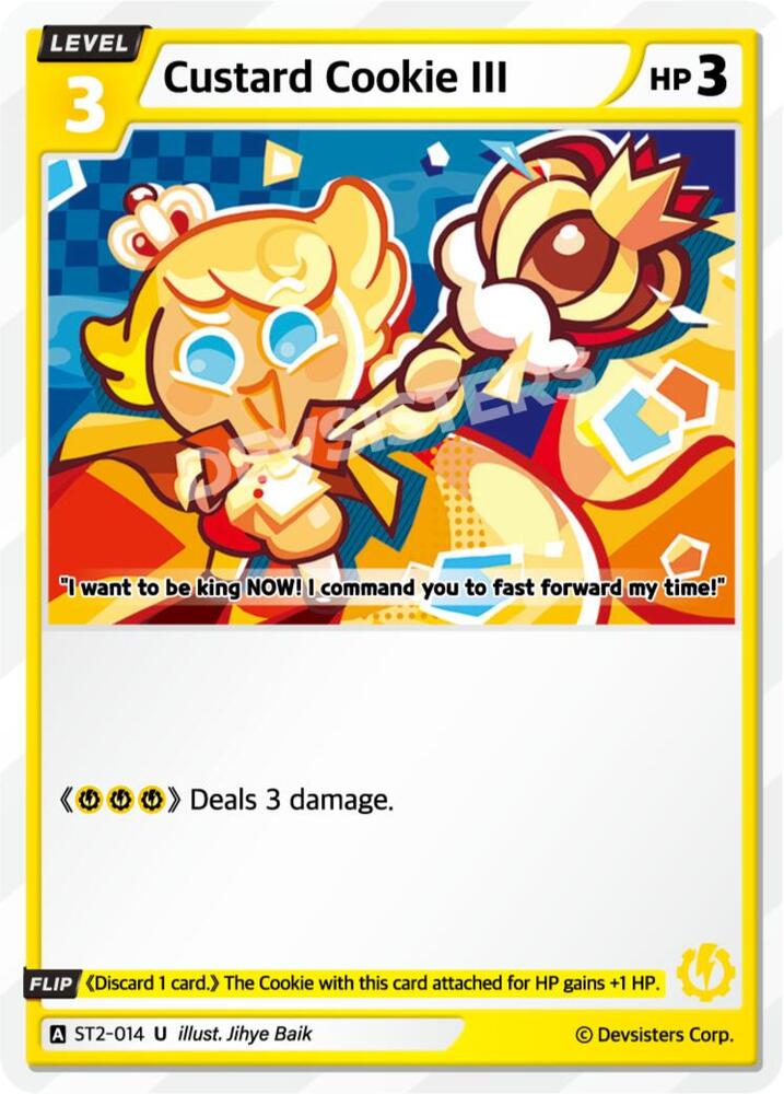 Custard Cookie III, Starter Deck Assortment 1 ST2-014