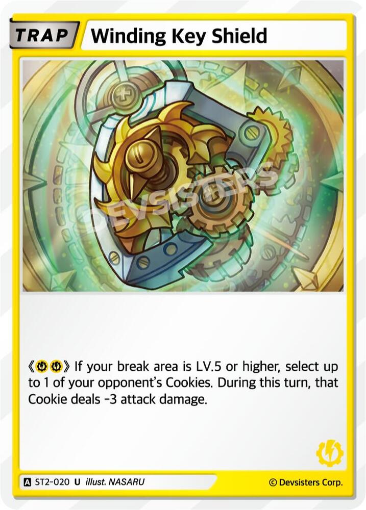 Winding Key Shield, Starter Deck Assortment 1 ST2-020