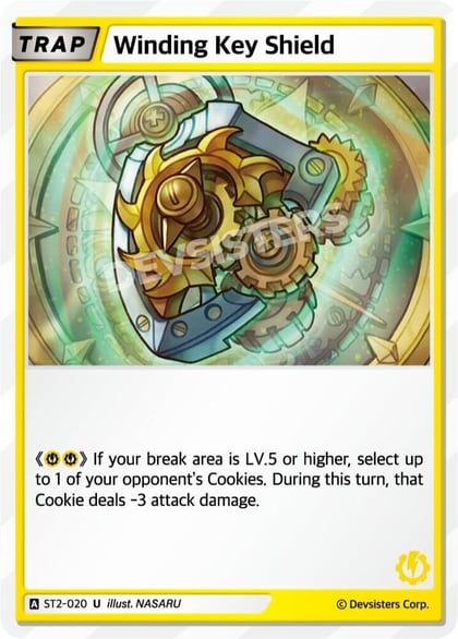 Winding Key Shield, Starter Deck Assortment 1 ST2-020