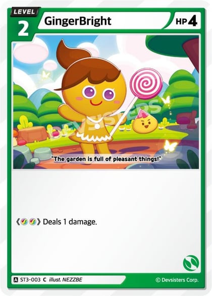 GingerBright (003), Starter Deck Assortment 1 ST3-003