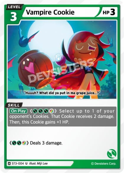 Vampire Cookie, Starter Deck Assortment 1 ST3-004