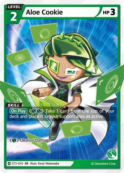 Aloe Cookie, Starter Deck Assortment 1 ST3-010