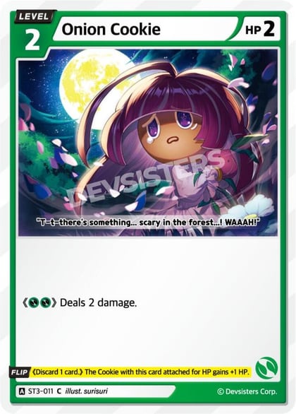 Onion Cookie, Starter Deck Assortment 1 ST3-011