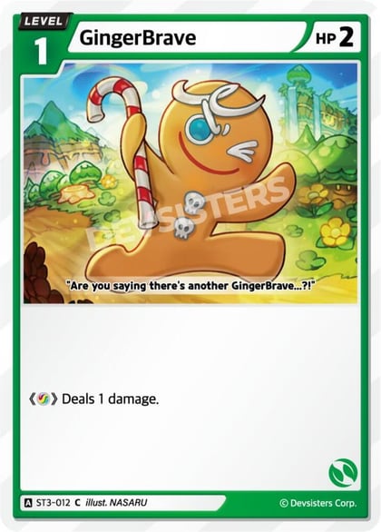 GingerBrave (012), Starter Deck Assortment 1 ST3-012