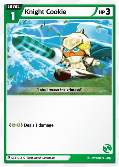 Knight Cookie, Starter Deck Assortment 1 ST3-013