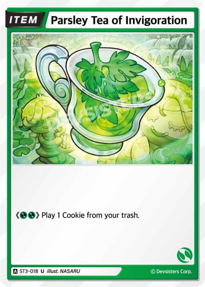 Parsley Tea of Invigoration, Starter Deck Assortment 1 ST3-018