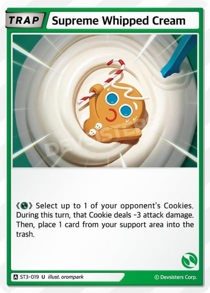 Supreme Whipped Cream, Starter Deck Assortment 1 ST3-019