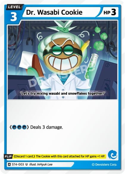 Dr. Wasabi Cookie, Starter Deck Assortment 1 ST4-003