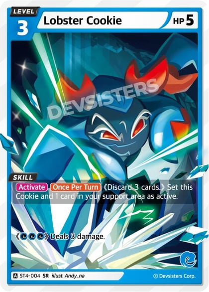 Lobster Cookie, Starter Deck Assortment 1 ST4-004