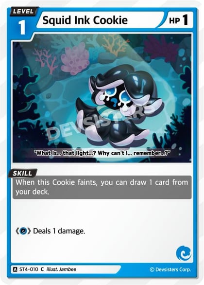 Squid Ink Cookie, Starter Deck Assortment 1 ST4-010