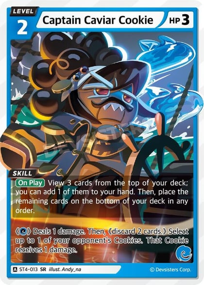 Captain Caviar Cookie, Starter Deck Assortment 1 ST4-013