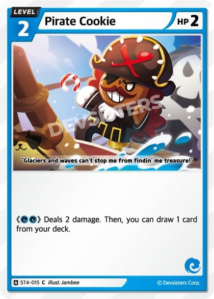 Pirate Cookie, Starter Deck Assortment 1 ST4-015