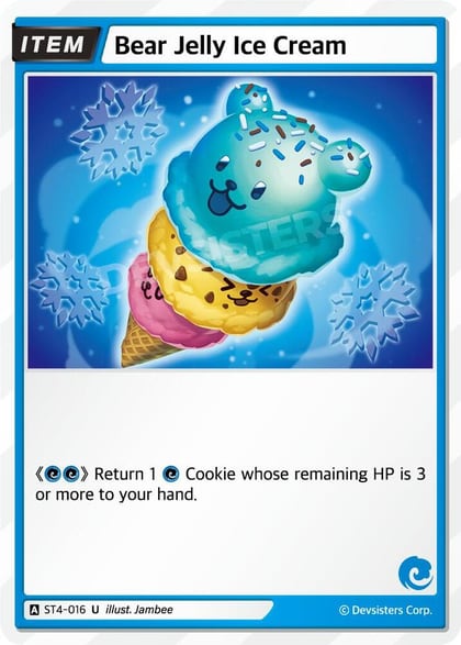 Bear Jelly Ice Cream, Starter Deck Assortment 1 ST4-016
