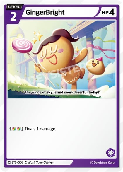GingerBright (002), Starter Deck Assortment 1 ST5-002