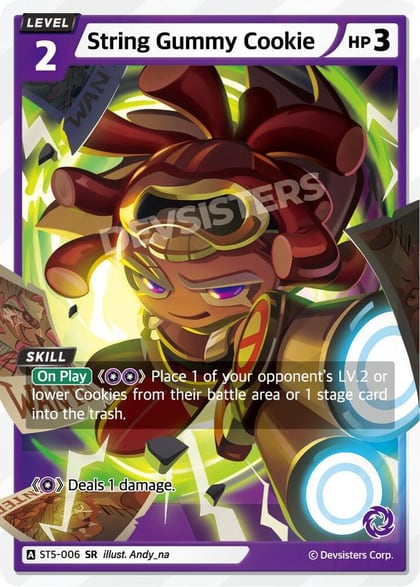 String Gummy Cookie, Starter Deck Assortment 1 ST5-006