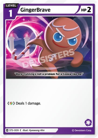 GingerBrave (009) (Ver. 2), Starter Deck Assortment 1 ST5-009