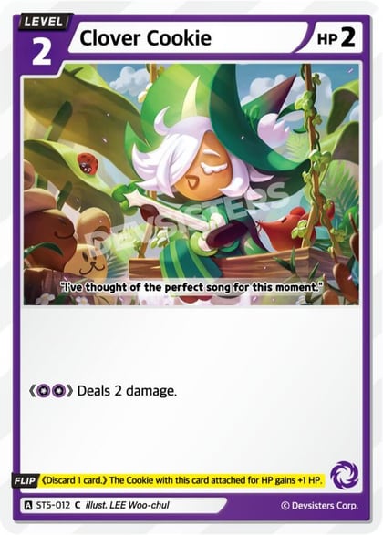 Clover Cookie, Starter Deck Assortment 1 ST5-012