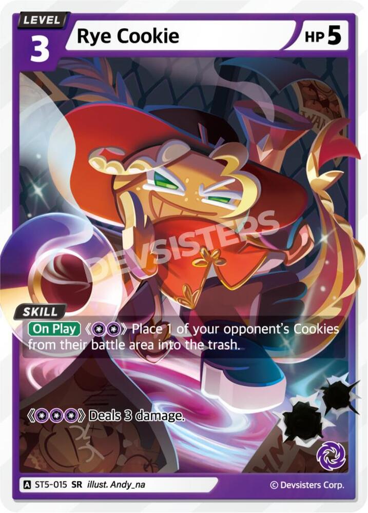 Rye Cookie, Starter Deck Assortment 1 ST5-015