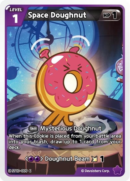 Space Doughnut, Starter Deck Assortment 2: Legendary Cookie ST10-009