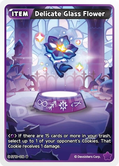 Delicate Glass Flower, Starter Deck Assortment 2: Legendary Cookie ST10-016