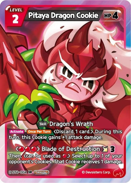Pitaya Dragon Cookie, Starter Deck Assortment 2: Legendary Cookie ST6-004