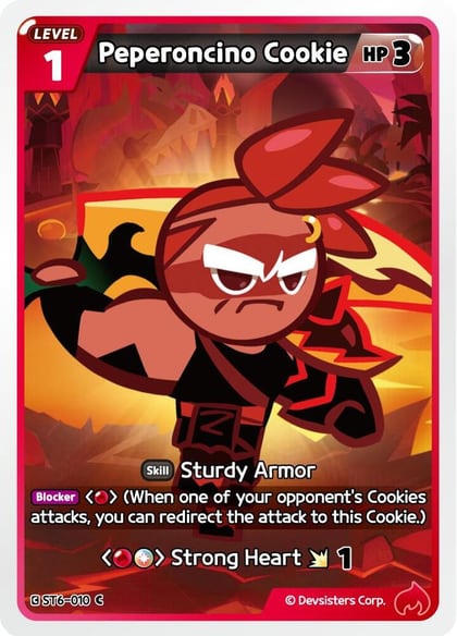 Peperoncino Cookie, Starter Deck Assortment 2: Legendary Cookie ST6-010
