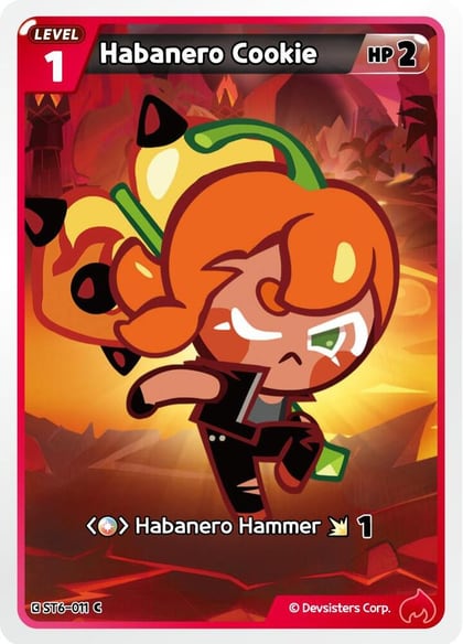 Habanero Cookie, Starter Deck Assortment 2: Legendary Cookie ST6-011