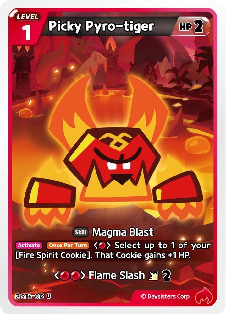 Picky Pyro-tiger, Starter Deck Assortment 2: Legendary Cookie ST6-012