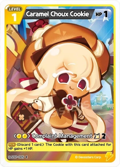 Caramel Choux Cookie, Starter Deck Assortment 2: Legendary Cookie ST7-005