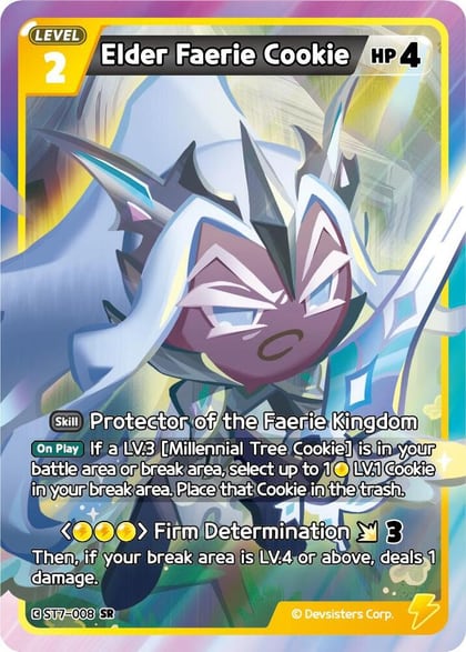 Elder Faerie Cookie, Starter Deck Assortment 2: Legendary Cookie ST7-008