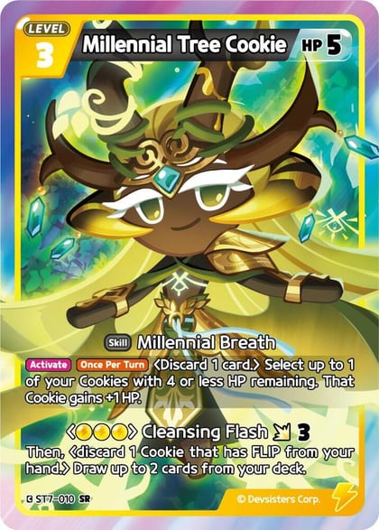 Millennial Tree Cookie, Starter Deck Assortment 2: Legendary Cookie ST7-010